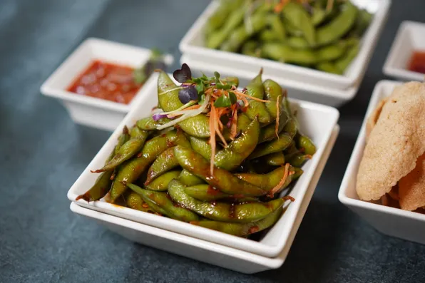 Dau Edamame Sot Cay - Chili Sate Edamame