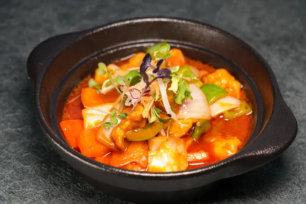 Ga Xao Tu Xuyen - Sechuan Chicken Stir-Fried