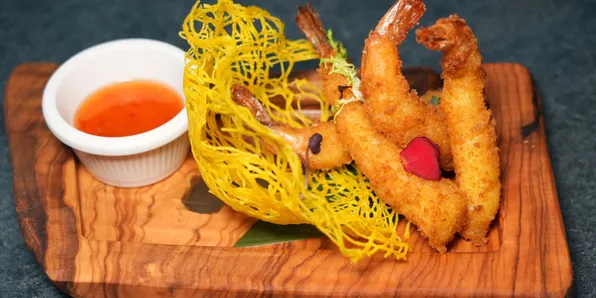 Kids Tom Chien Dua - Crispy Coconut Prawns